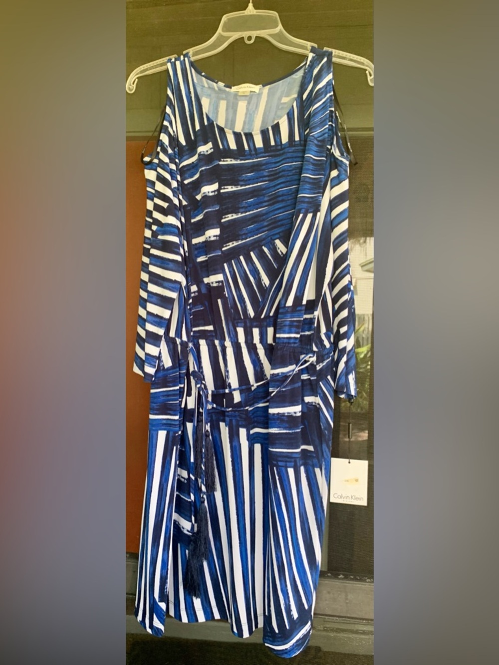 New Calvin Klein Dress, Stretch Jersey, Size 14 / XL